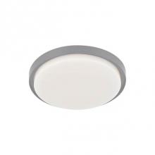 Kuzco EC44511-GY - Circular Cast Aluminum Body And FrameLightly Textured Powder-Coat FinishRound Opal Polymeric