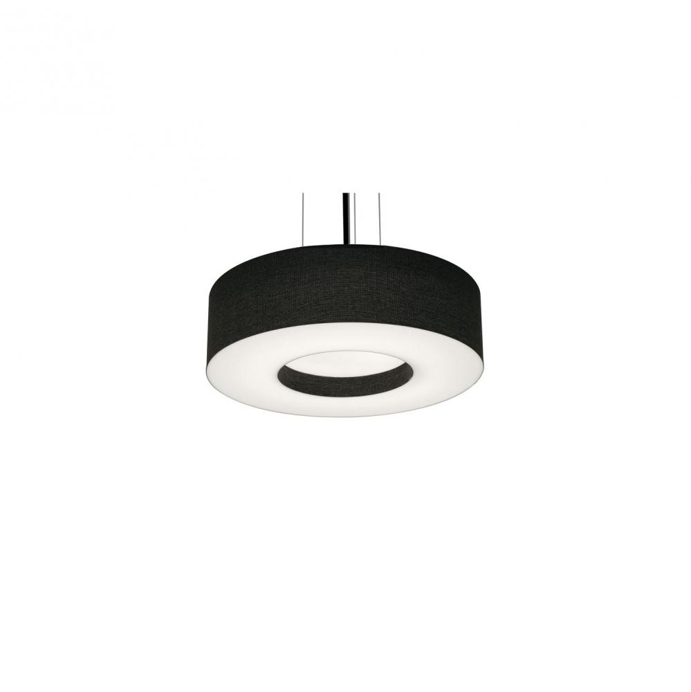 Montclair 12'' Med Base Pendant - BK w/ BK