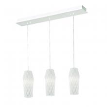 AFX Lighting, Inc. CNDP05MBWHLNR3 - Candice 3 Light Linear Pendant