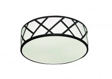 AFX Lighting, Inc. HVNF21LAJUDBK-MS - Haven 21" LED Flush Mount