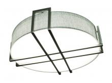 AFX Lighting, Inc. LBTF2032LAJUDSNGY-MSBB - Lambert 20" LED Flush Mount