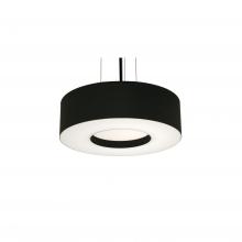 AFX Lighting, Inc. MCP1524MBBK-BK - Montclair 15'' Med Base Pendant - BK w/ BK