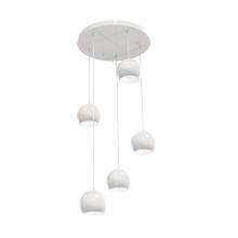 AFX Lighting, Inc. RXYP08WHRND5 - Roxy 5 Light Round Pendant