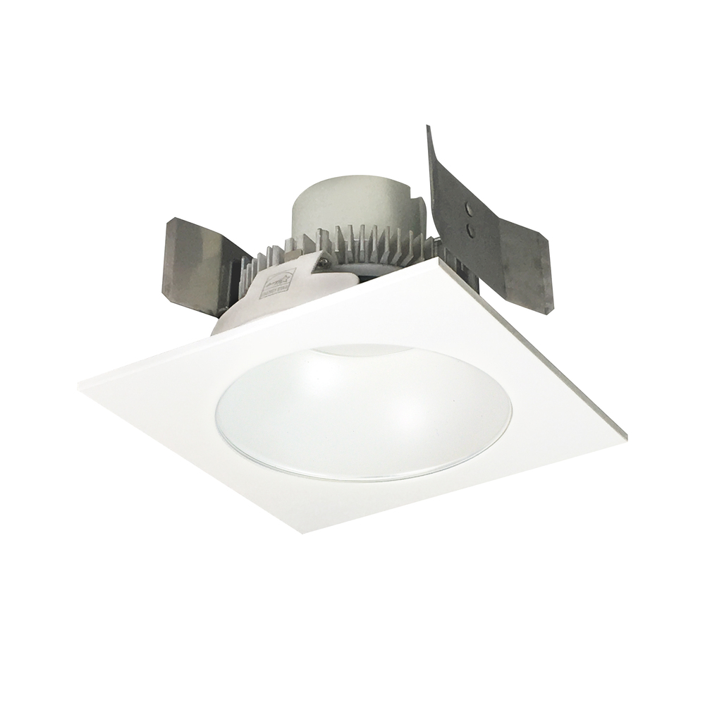 5" Cobalt Click LED Retrofit, Square Reflector with Round Aperture, 1000lm / 12W, 3500K, Matte