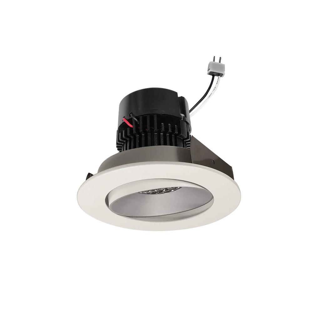 4" Pearl Low Voltage LED Round Adjustable Cone Retrofit, 1200lm / 11W, 3500K, Haze Reflector /