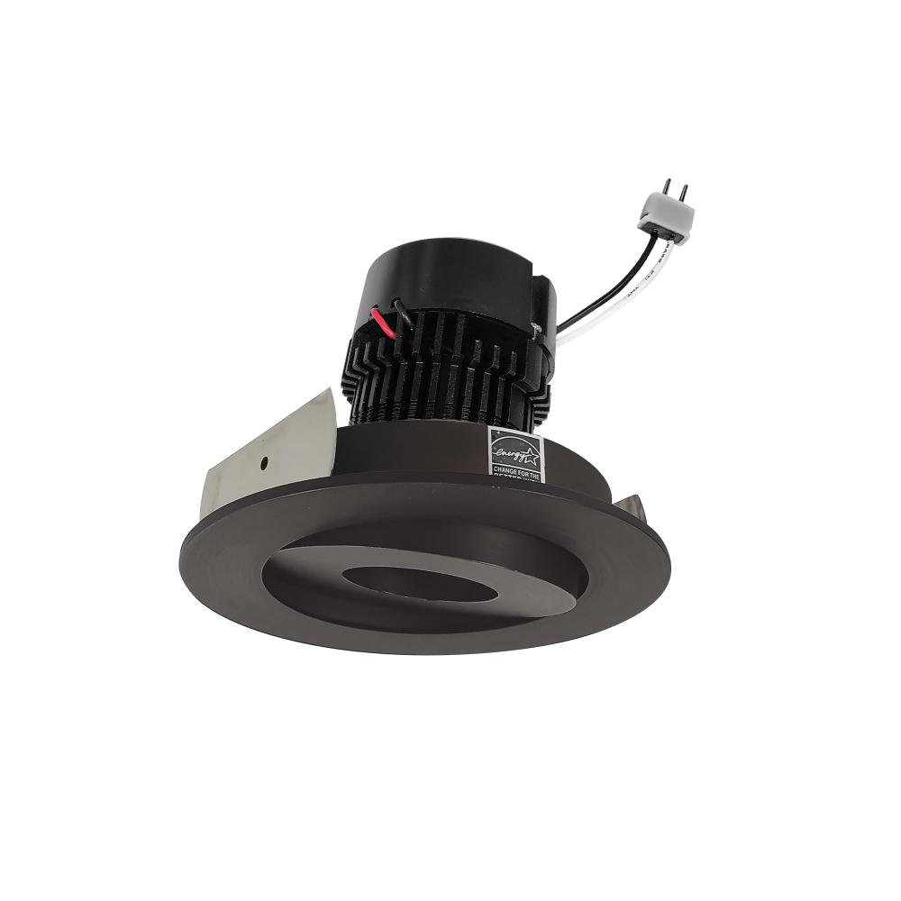 4" Pearl Low Voltage LED Round Adjustable Gimbal Retrofit, 1050lm / 11W, 3500K, Bronze Finish