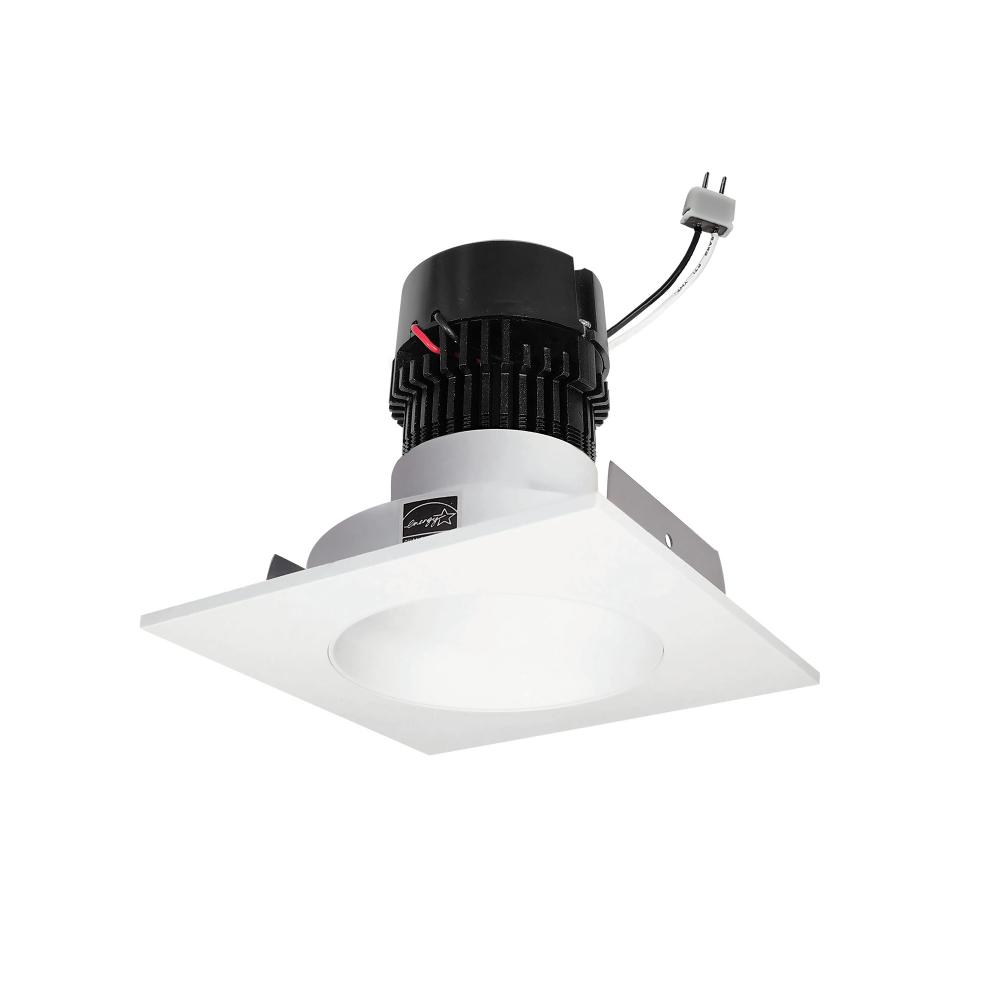 4" Pearl Low Voltage LED Square Retrofit Reflector with Round Aperture, 1150lm / 11W, 3500K,