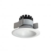 Nora NRM3-51L130FWW - 5" Marquise III Round Open Reflector, 900lm, 3000K, Flood Optic, White Reflector/White Flange