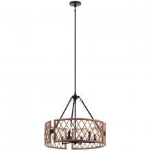 Kichler 52077PAL - Oana™ 6 Light Chandelier Palm