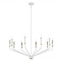 Kichler 52348WH - Armand 38.25" 10-Light Chandelier in White