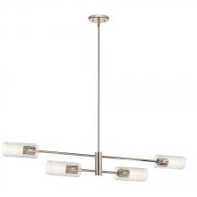 Kichler 52681PN - Velestino 47.50" 4-Light Linear Chandelier in Polished Nickel