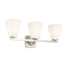 Kichler 55216NI - Marant 23.75" 3-Light Vanity Light with Opal Glass in Brushed Nickel