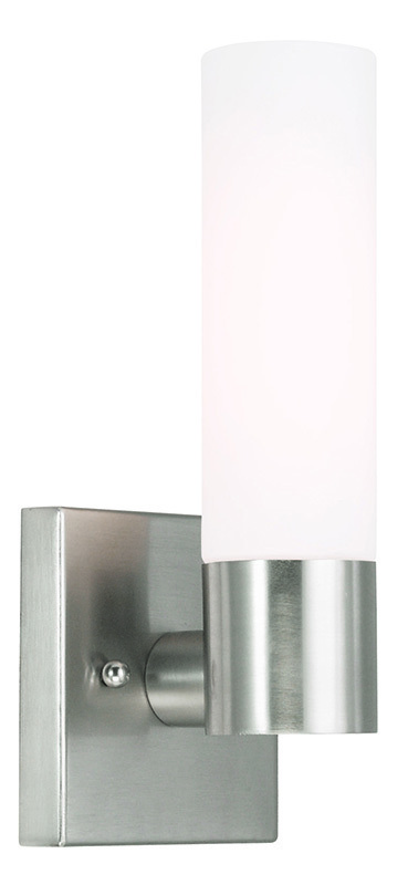 1 Light Brushed Nickel Wall Sconce