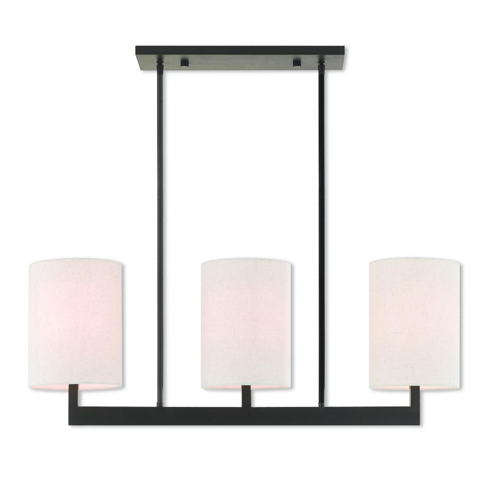 3 Lt BZ Linear Chandelier