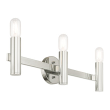 Livex Lighting 10343-05 - 3 Lt Polished Chrome ADA Bath Vanity