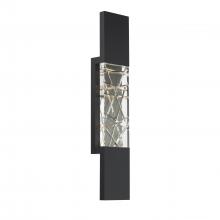  BWSW32327-BK - Glacier 27in LED 3000K/3500K/4000K 120V-277V Outdoor Wall Sconce in Black