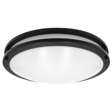 Luxrite LR23292 - LED14"FLUSH/DR/BLK/5CCT/D