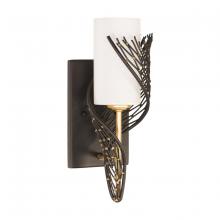 Varaluz 240K01RMBFG - Flow 1-Lt Right Sconce - Matte Black/French Gold