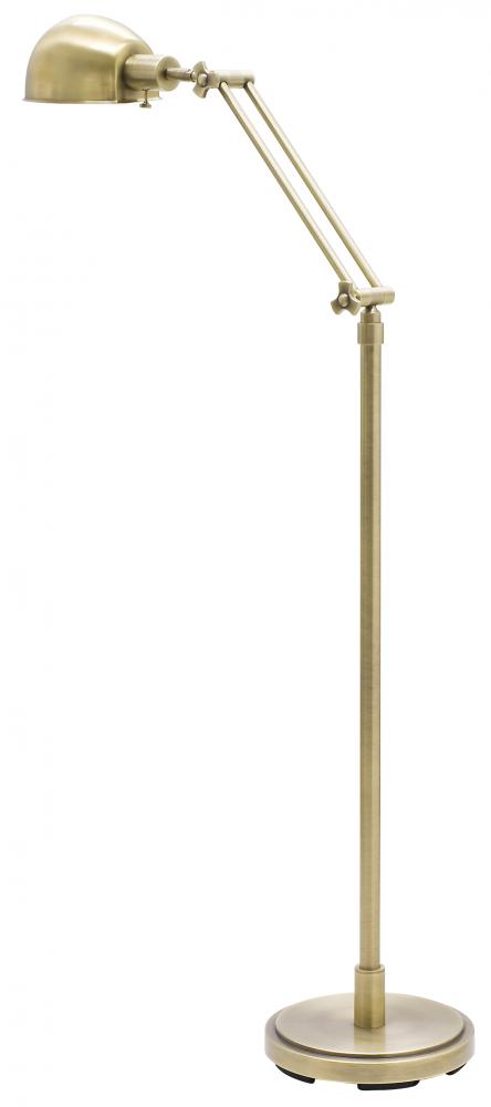 Addison Adjustable Antique Brass Pharmacy Floor