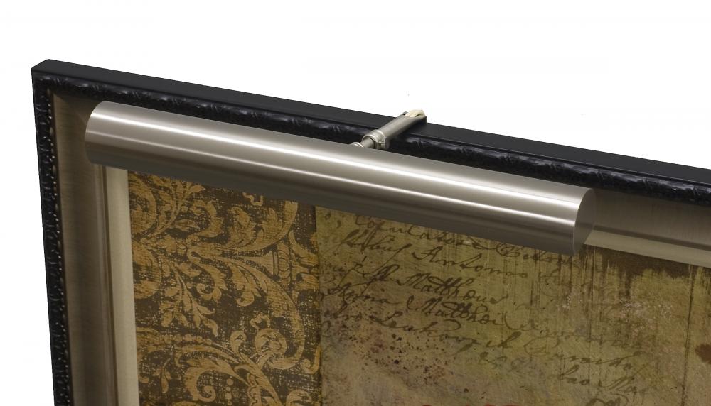 Contemporary 16" Satin Nickel Plug-In Picture Lights