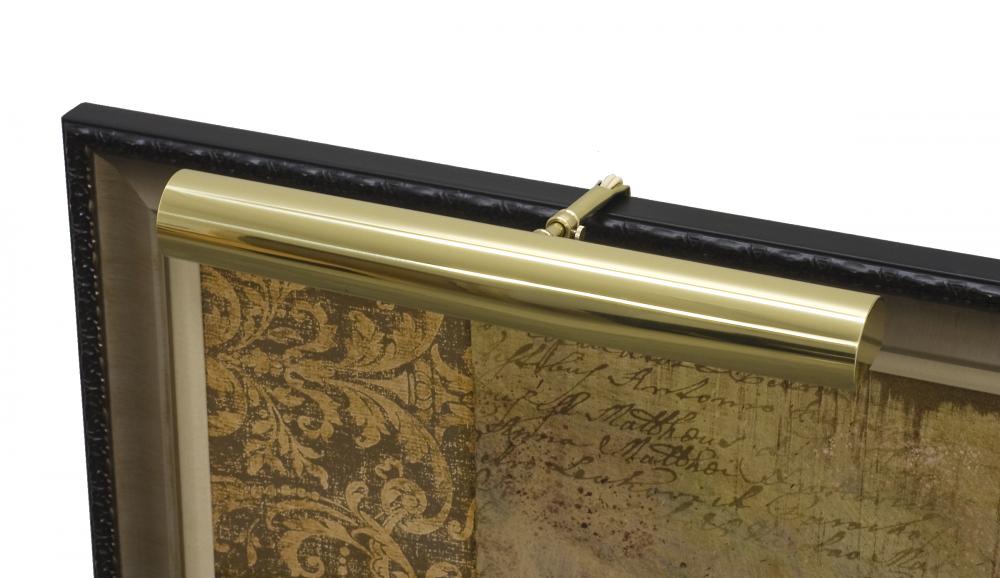 Contemporary 16" Polished Brass Plug-In Picture Lights