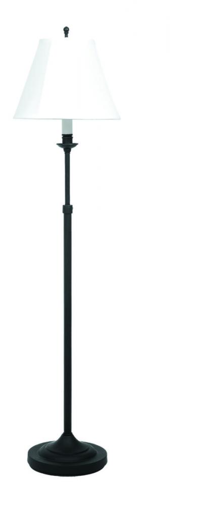 Club Adjustable Black Floor Lamps