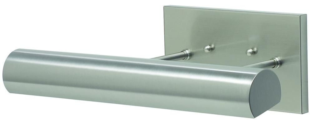 Direct Wire Classic Contemporary LED 12" Satin Nickel Plug-In Picture Lights