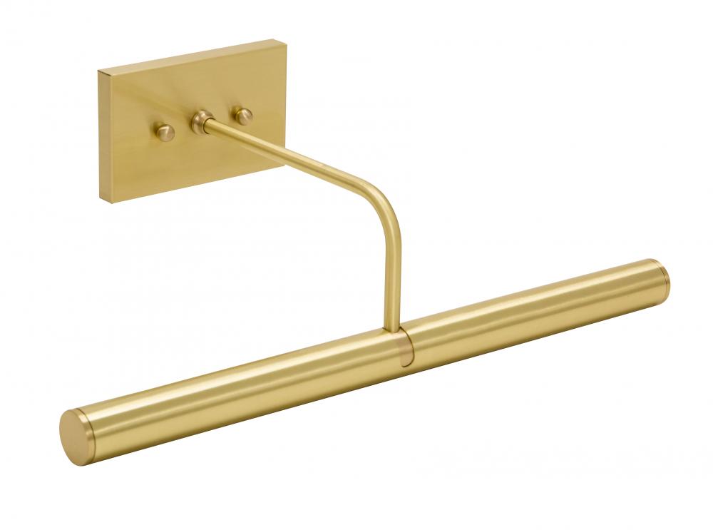 Direct Wire Slim-Line 14" Satin Brass Plug-In Picture Lights