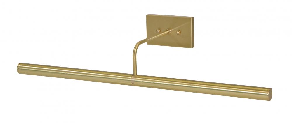 Direct Wire Slim-Line 24" Satin Brass Plug-In Picture Lights