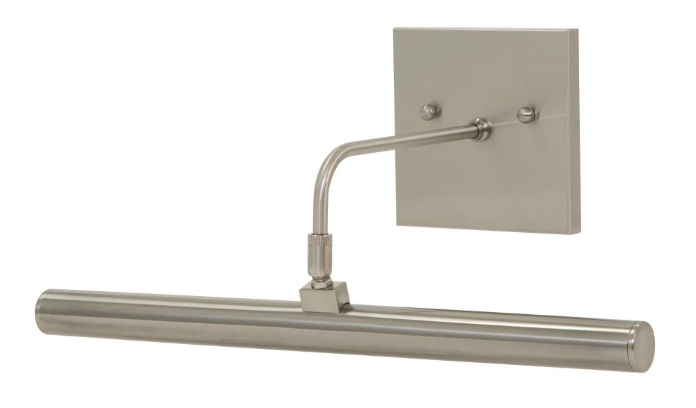 Direct Wire Slim-Line LED 14" Satin Nickel Plug-In Picture Lights