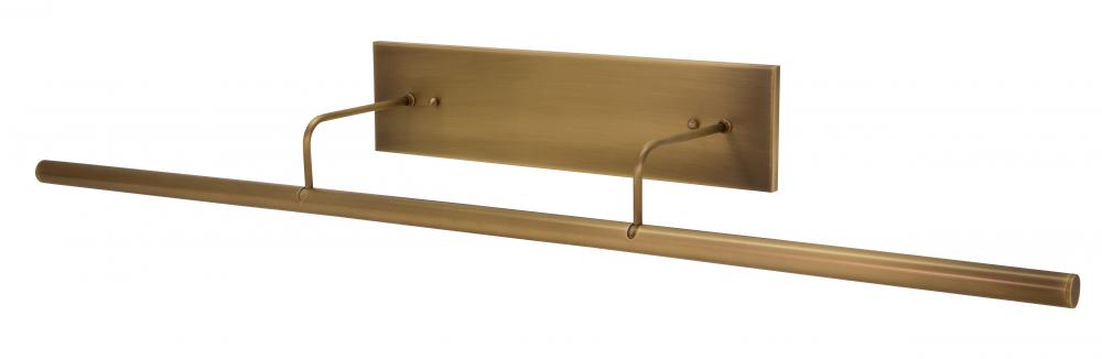 Direct Wire Slim-Line LED 43" Antique Brass Plug-In Picture Lights