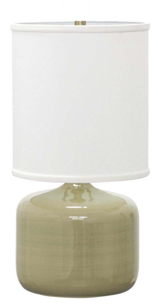 Scatchard 19.5" Stoneware Table Lamps in Celadon