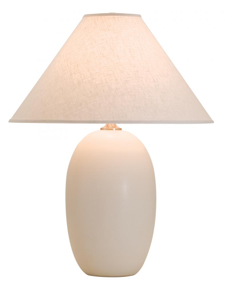 Scatchard 28.5" Stoneware Table Lamps in White Matte