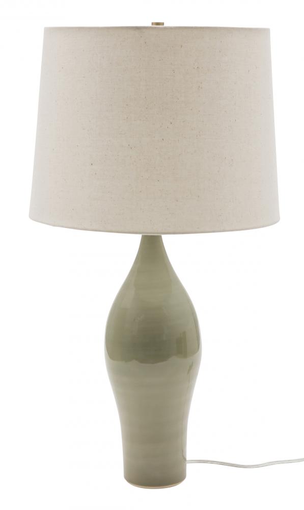 Scatchard 27" Stoneware Table Lamps in Celadon