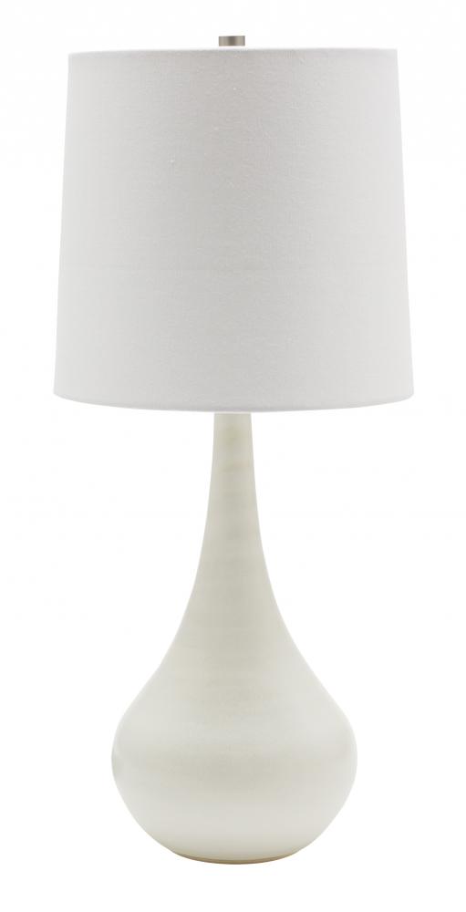 Scatchard 22.5" Stoneware Table Lamps in White Matte