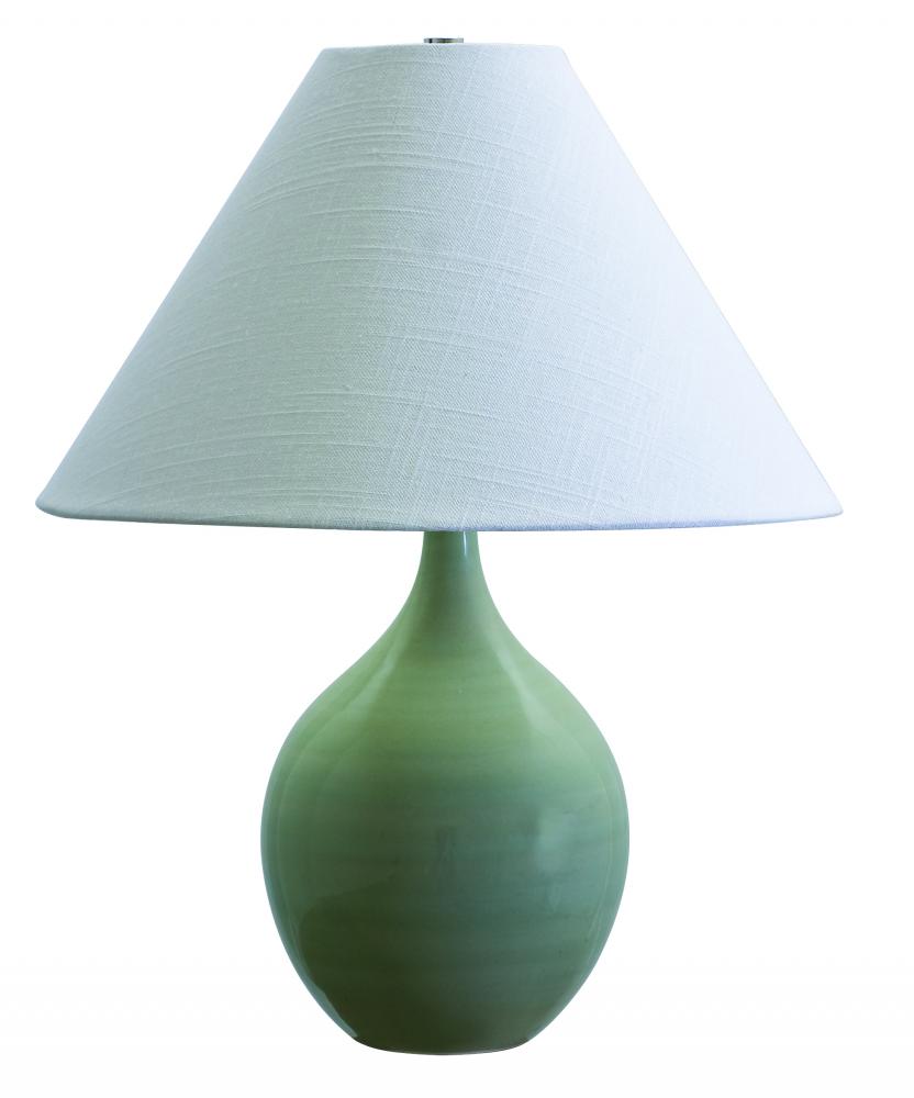 Scatchard 19" Stoneware Accent Lamp in Celadon