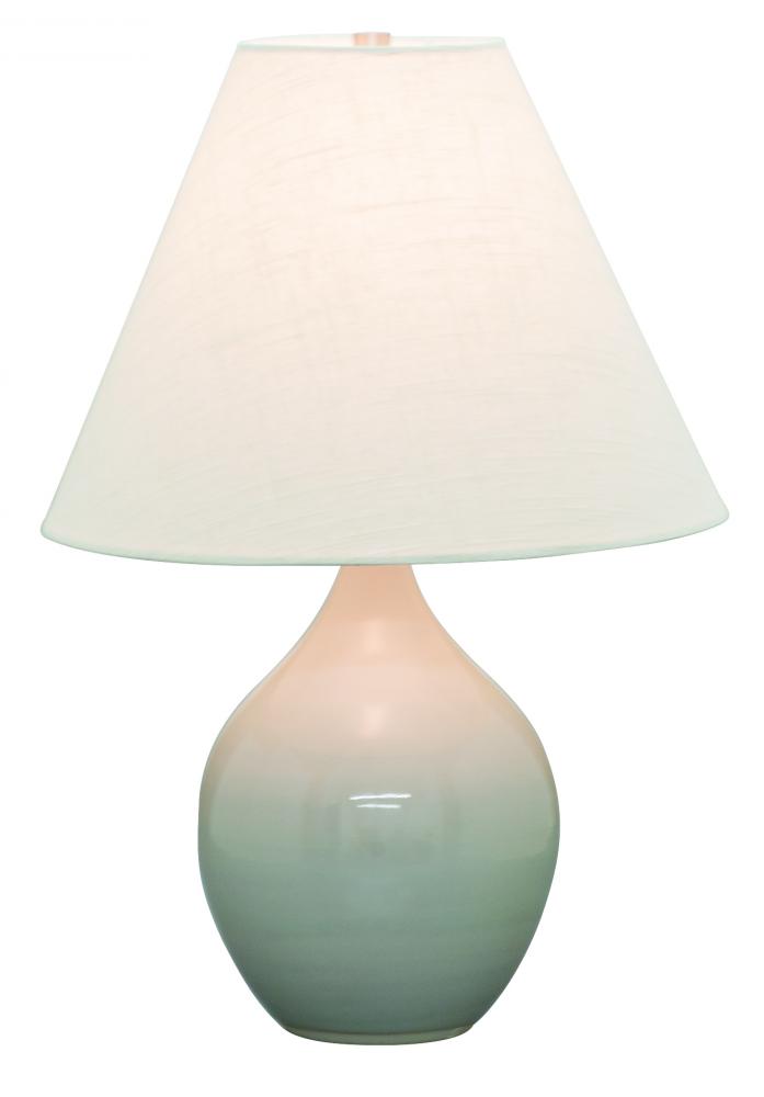 Scatchard 19" Stoneware Accent Lamp in Gray Gloss