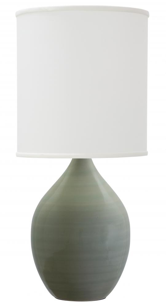 Scatchard 20.5" Stoneware Table Lamps in Celadon