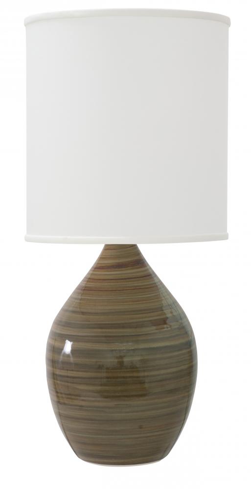 Scatchard 20.5" Stoneware Table Lamps in Tigers Eye