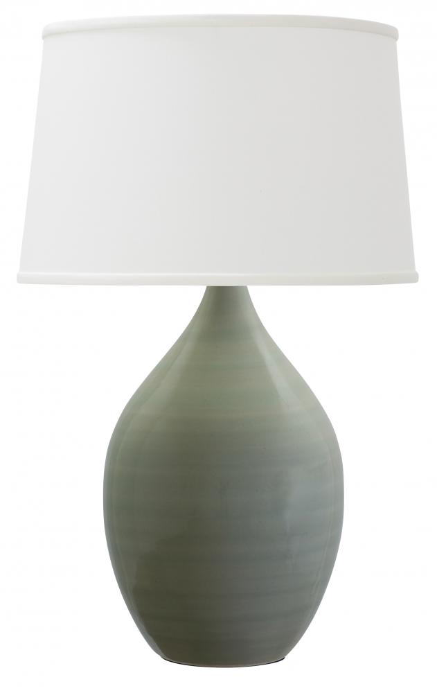 Scatchard 18.5" Stoneware Table Lamps in Celadon