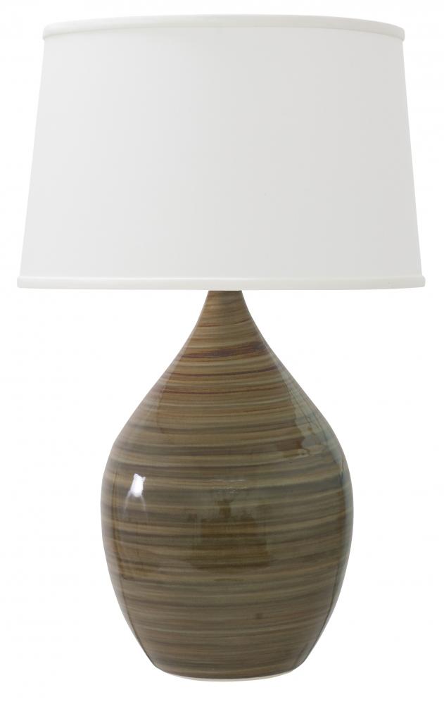 Scatchard 21" Stoneware Table Lamps in Tigers Eye