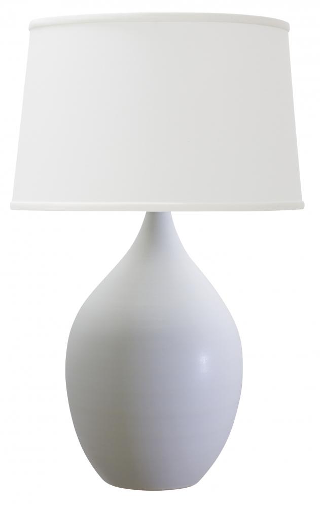 Scatchard 21" Stoneware Table Lamps in White Matte