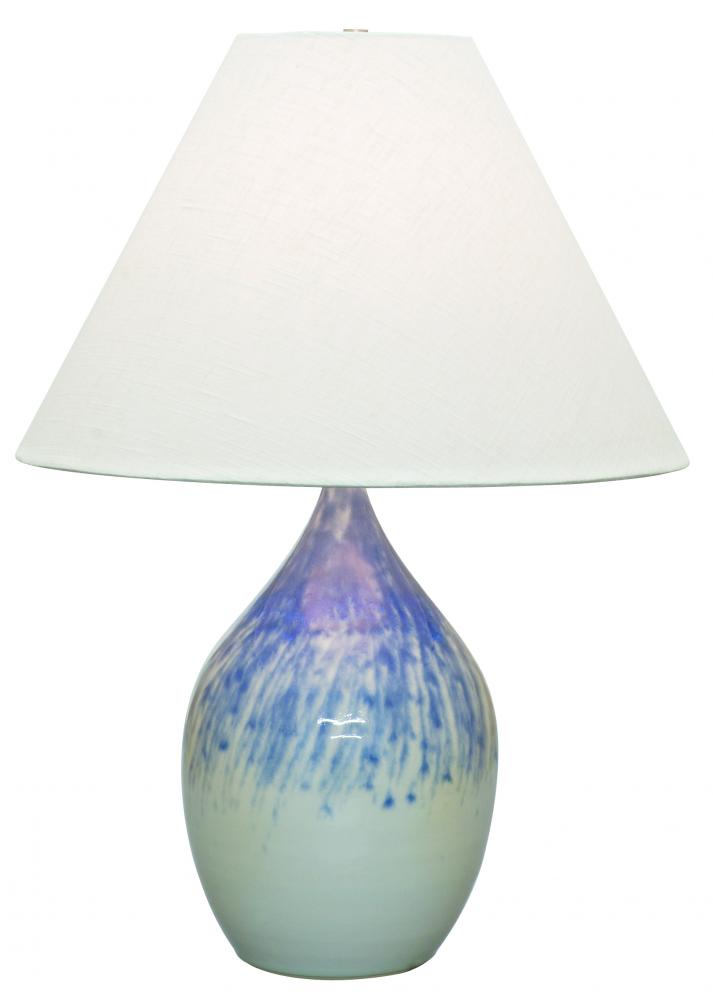 Scatchard 28" Stoneware Table Lamps in Decorated Gray