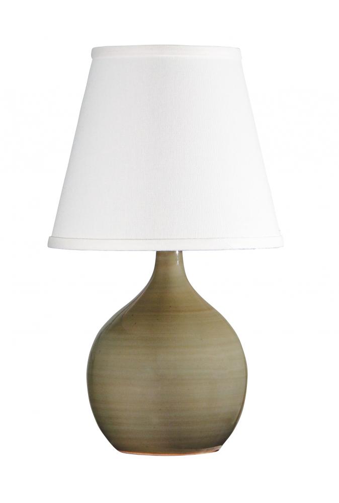 Scatchard 13.5" Mini Accent Lamp in Celadon