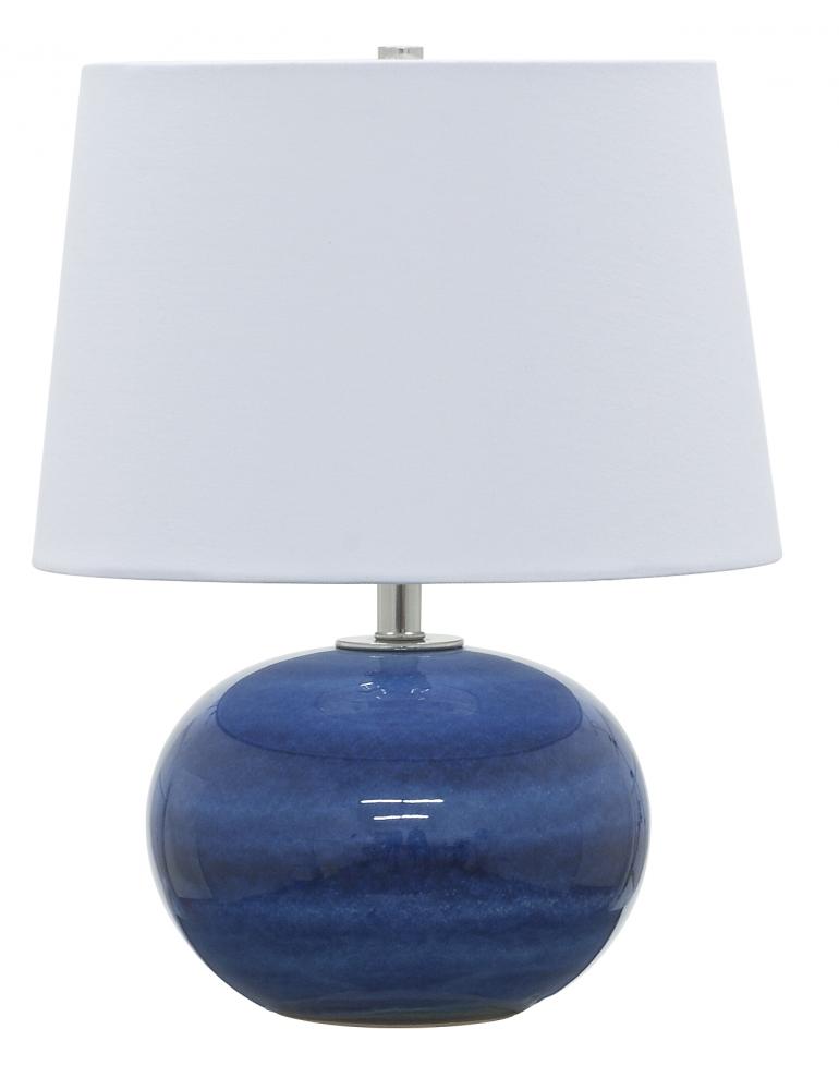 Scatchard 17" Stoneware Table Lamps in White Gloss