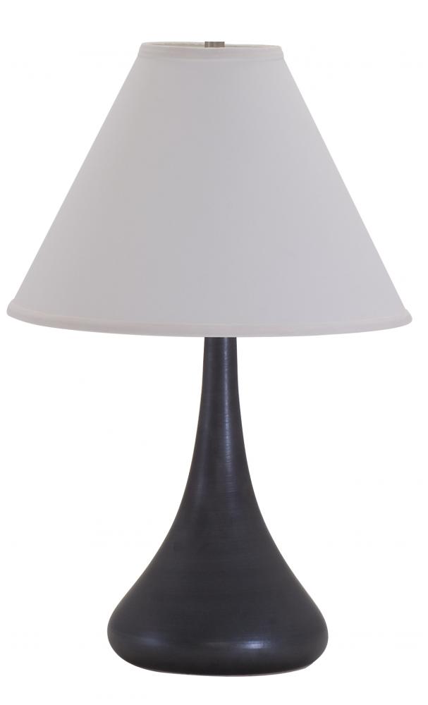 Scatchard 23" Stoneware Table Lamps in Blue Gloss