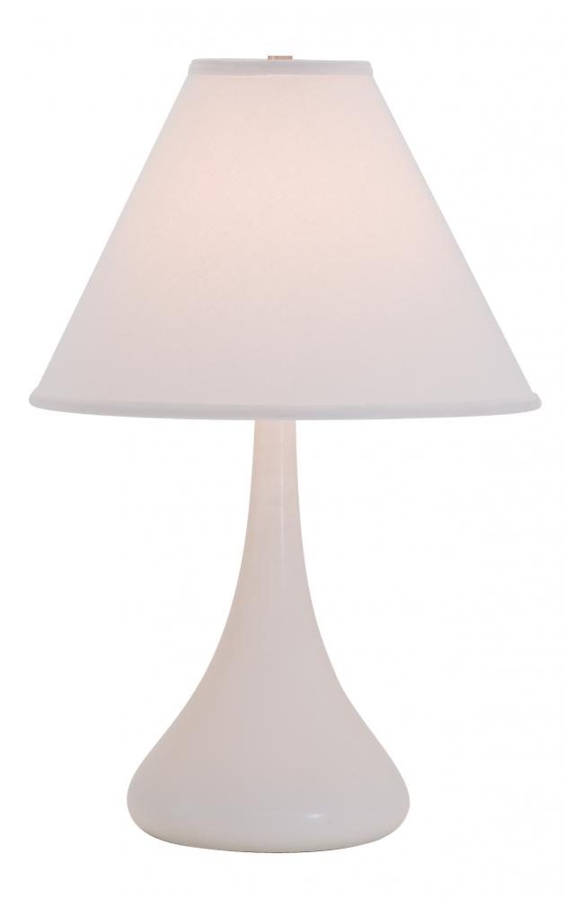 Scatchard 23" Stoneware Table Lamps in White Matte