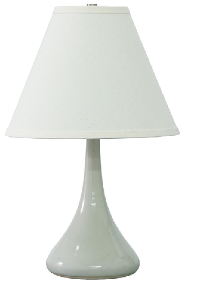 Scatchard 19" Stoneware Table Lamps in Gray Gloss