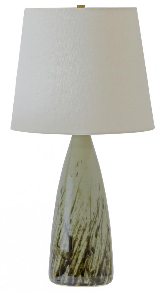 Scatchard 25.5" Stoneware Table Lamps in Decorated Celadon