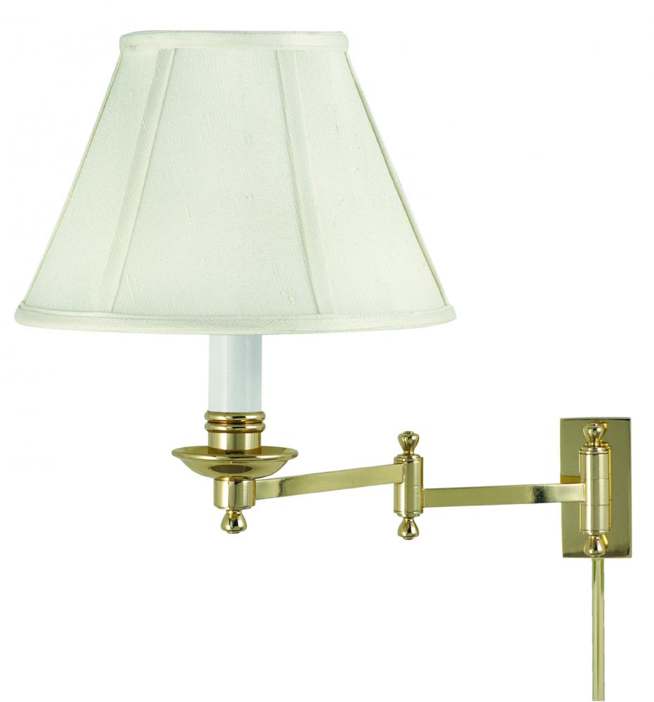 Decorative Wall Swing Lamp Polished Brass